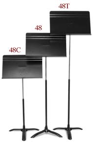 Model 48 c and Model 48T Music Stands