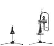 Manhasset<sup>®</sup> Stand-In Stand-In Instrument stands for Trumpet, Flugelhorn.